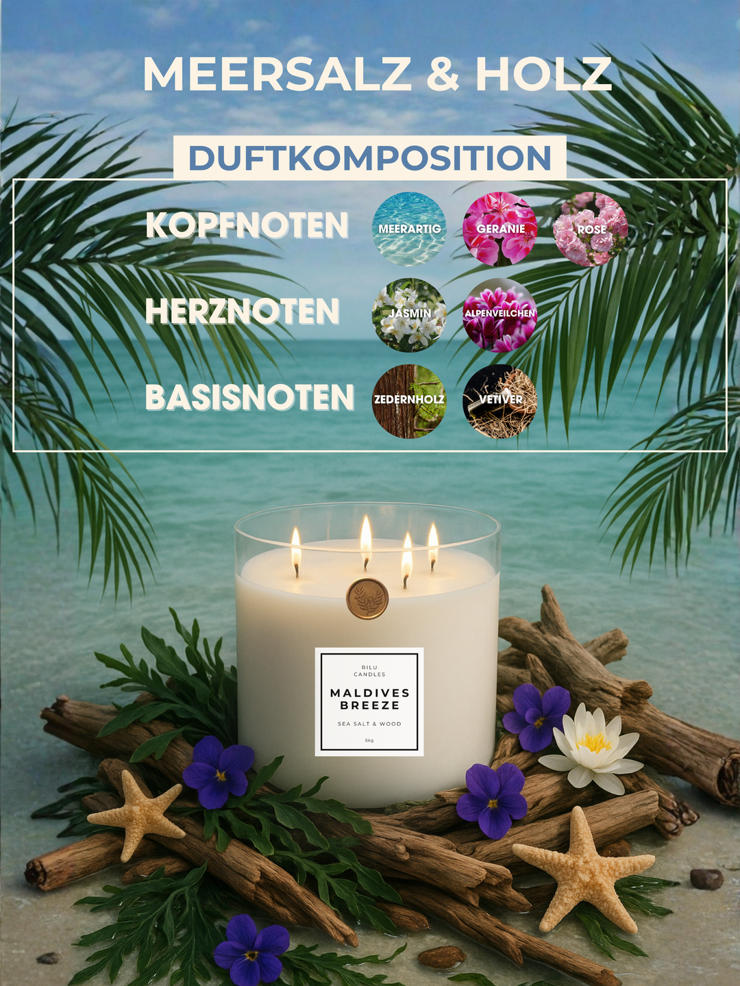 5kg Baby Riesenkerze