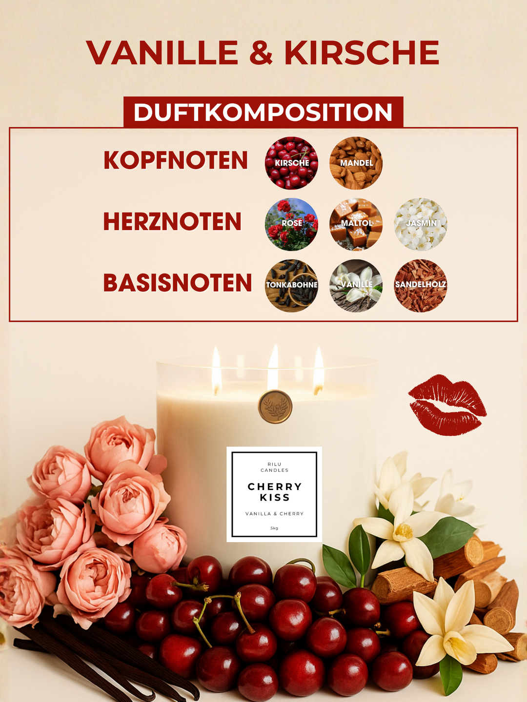 5kg Baby Riesenkerze